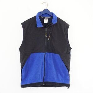 Rei Women's Fleece Vest Blue Black Large